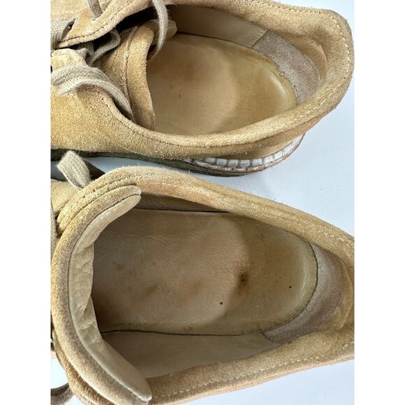 Rag & Bone Kent Platform Espadrille Suede Sneakers Dune Women's Size 37 US 7 - Picture 7 of 11
